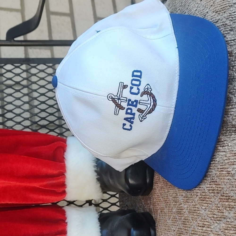 Cape Cod White and Blue Cap